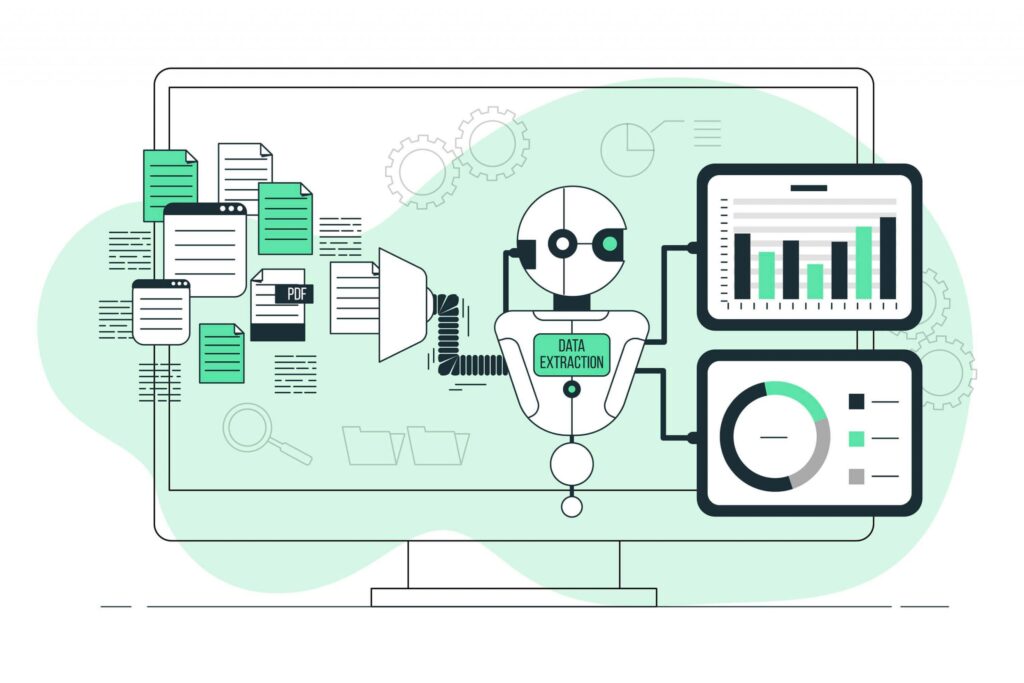 IPA robot transforming data to insights